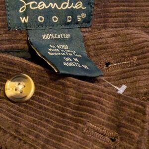 Vintage Scandia Woods Brown Corduroy Pants